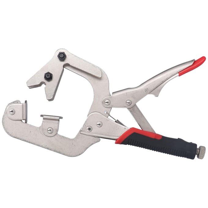 C-klem vergrendelingstang chroom-vanadiumstaal Multifunctionele lasklemmen 270 graden rotatie white