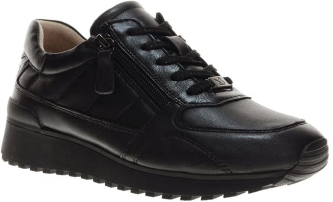 Zwarte Sneaker Comfort Leder maat 37