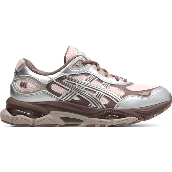 Asics GEL-NYC Sneakers Dames - Zilver - Maat 42 - Mesh/Synthetisch