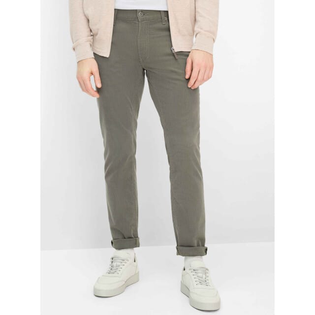 Brax Heren Broek  Style CHUCK OLIVE Groen Olijf, groen - olijf, maat 36/32