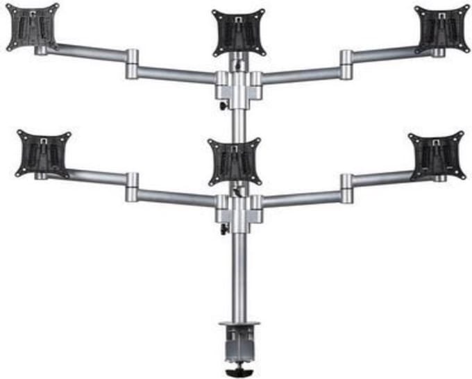 Monitorarm 6 schermen