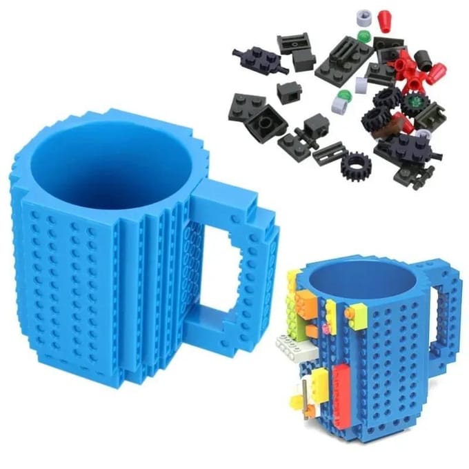 Melk Mok Koffiekopjes Creatieve Bouwsteen Mok Kopjes Drinkwaterhouder Bouwstenen Ontwerp