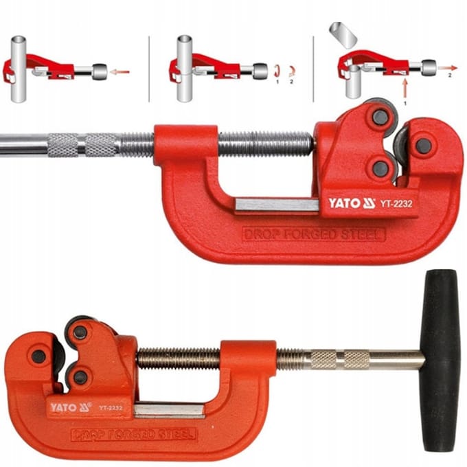YATO Pijpen Snijder 10-40mm Staal, Koper, Aluminium, PVC