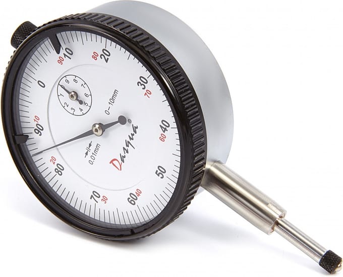 Dasqua Professionele 0,01 mm Slag 10 mm Meetklok