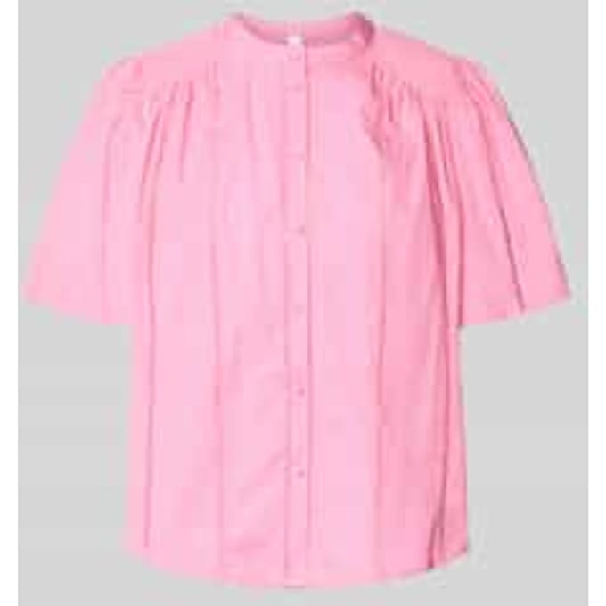 Regular fit blouse met opstaande kraag, model 'GUNIA'