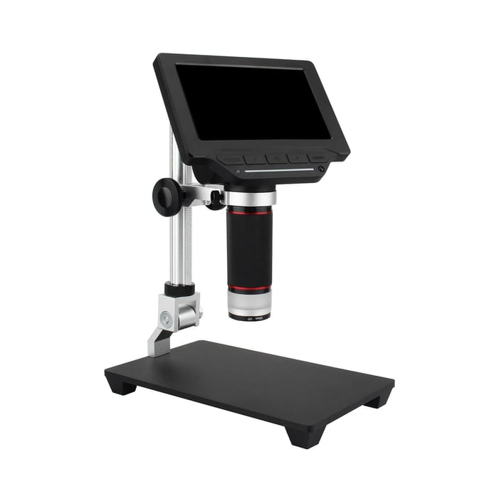 5-inch LCD Scherm Video Microscoop met 32GB TF Kaart 1000X Microscoop en Telescoop 1080P met IR Type 2 zwart