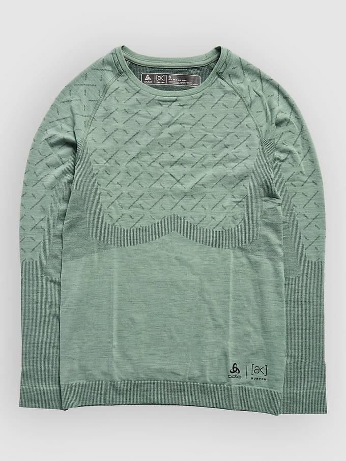 Burton Ak Slokar Crew Base Layer Top groen