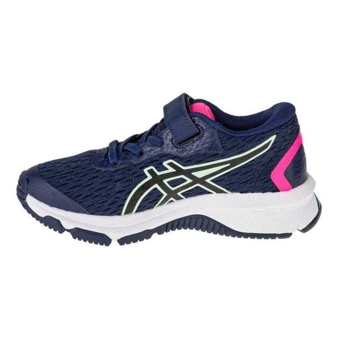 Asics Trainers met druksluiting voor kinderen (Marineblauw)