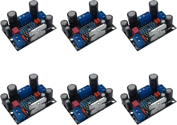 6X TDA7294 Mono 100W Eindversterkerbord Afgewerkt Bord