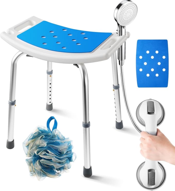 Douchekruk met Armsteun - Douchekruk - Extra Stevig - Douche zitcomfort