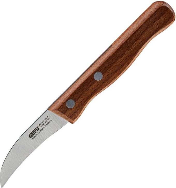GEFU HUMMEKEN Schilmes - 6 cm - RVS Officemes voor Fruit & Groenten