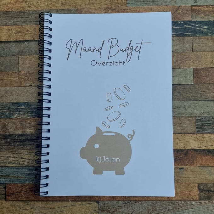 Budgetplanner Maand Overzicht - Invulboek - A5 - Huishoudboek - BijJolan