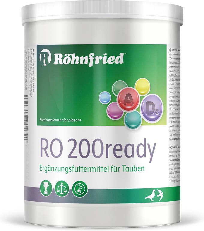 Rohnfried RO 200 Ready 600g - voor postduiven