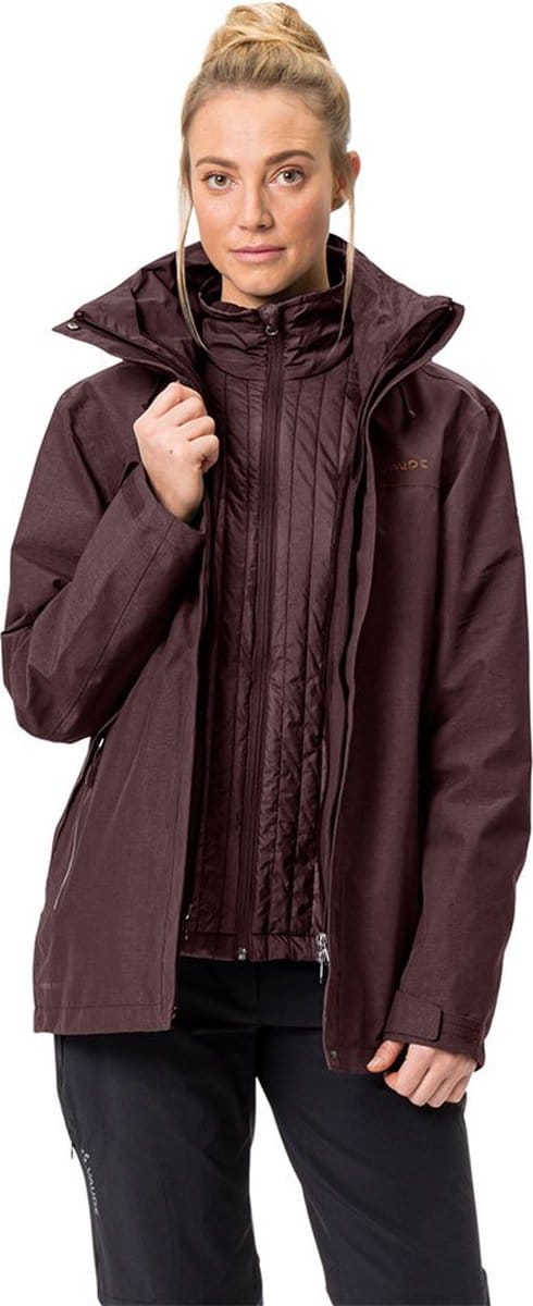 Vaude Skomer 3in1 Ii Jas Bruin 42 Vrouw