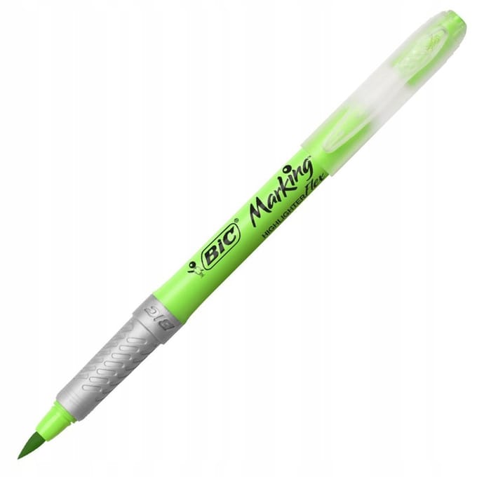 BIC Highlighter Flex Stift - Groen - 1 Stuk