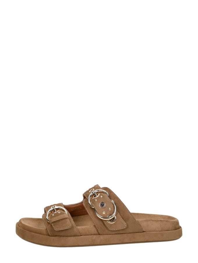 Mexx Toma Sikiel Slippers - Dames - Camel - Maat 42