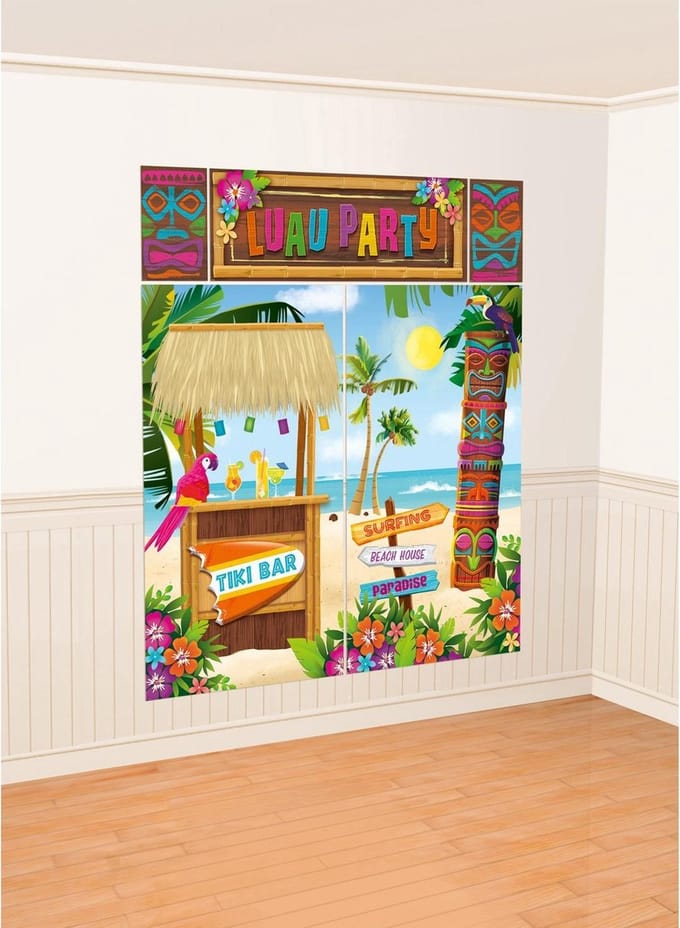 Amscan Feestposter Hawaii 5-delig