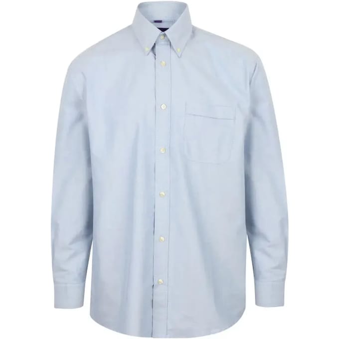Shirt met lange mouwen Henbury Classic Oxford
