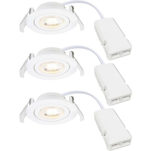 Nordlux 2510310101 Monolo 3-Kit Inbouwlamp Energielabel: E (A - G) LED LED vast ingebouwd Wit