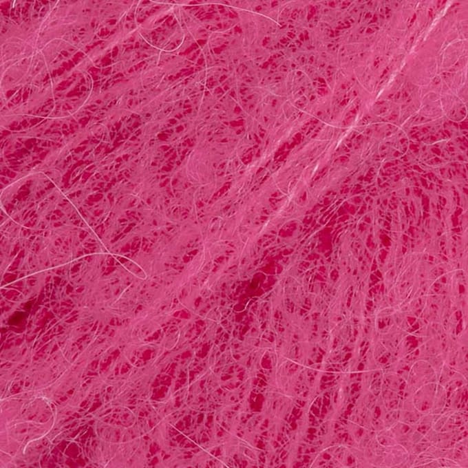 DROPS Brushed Alpaca Silk Uni Colour - 18 cerise - Wol Garen