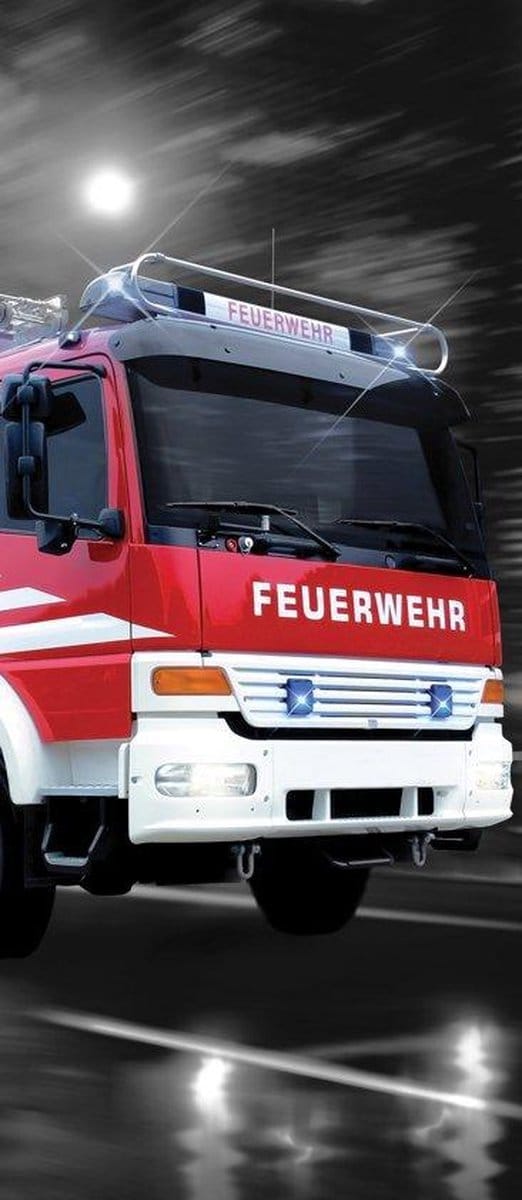 Fire Engine Photo Wallcovering