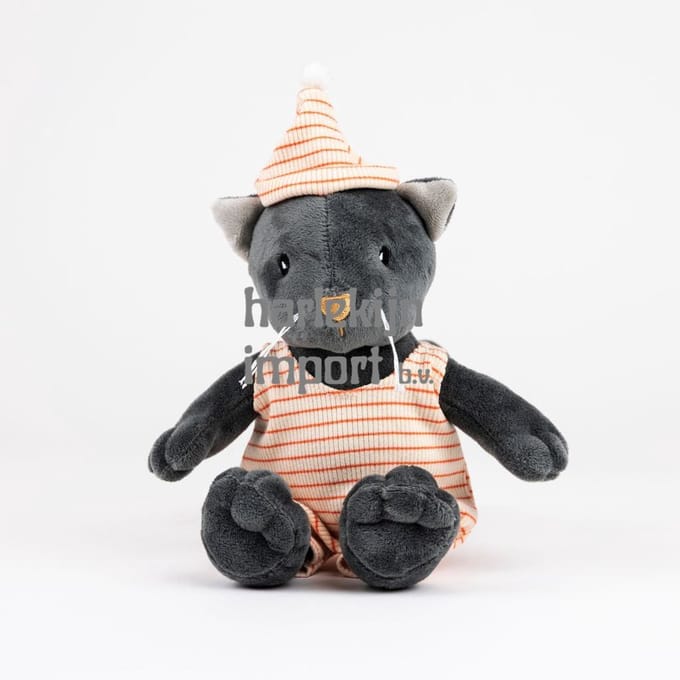 Egmont Toys knuffel kat Malo 26 cm zachte pluche speelgoed.