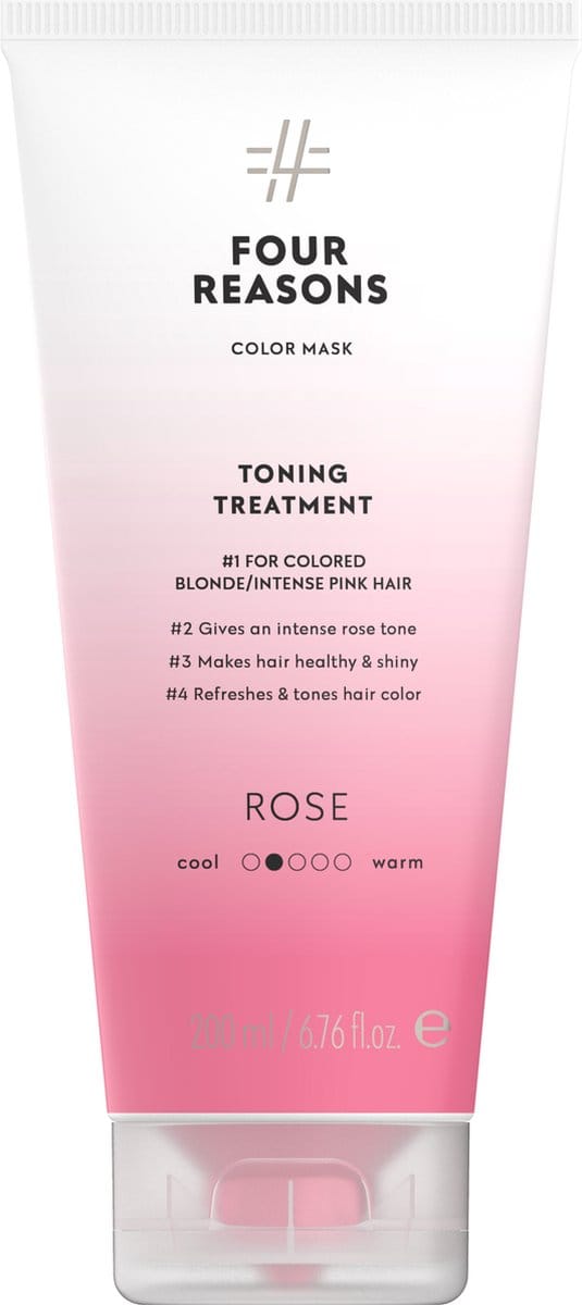 Four Reasons - Color Mask Toning Treatment Rose - 200ml