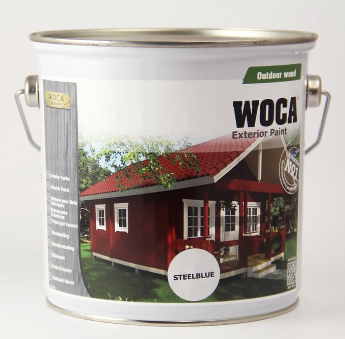 WOCA DENMARK Exterior Paint Donkerblauw - 2,5 liter
