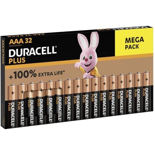 Duracell Plus-AAA BP32 AAA batterij (potlood) Alkaline 1.5 V 32 stuk(s)