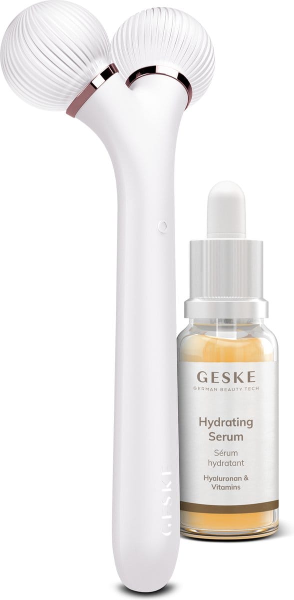 GESKE | SmartAppGuided™ Sonic Facial Roller | 4 in 1 | + gratis cosmetica