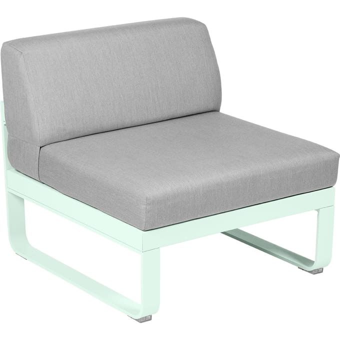 Fermob BELLEVIE Zitbank Module Midden - A7 gletsjermunt - 79 Flanelgrijs