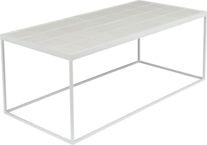 Zuiver Glazed Salontafel 93x42,5 cm Wit