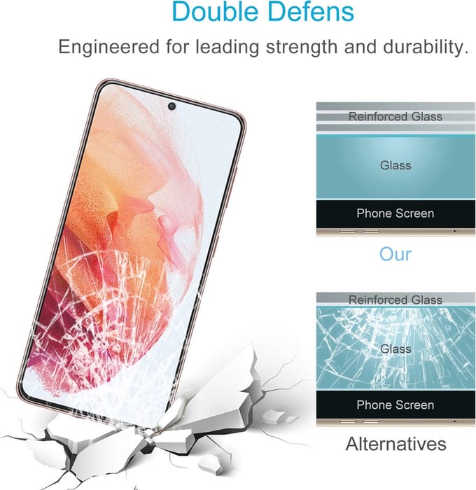 Solidenz Screen Protector - Geschikt voor Samsung Galaxy S21 Plus
