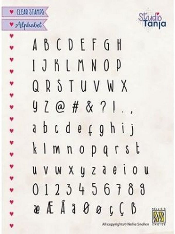 Nellie Snellen Alphabet Clear Stempels Javi
