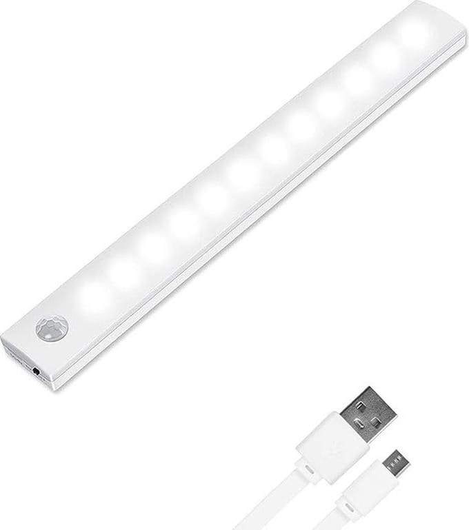 LED onderkast verlichting - USB oplaadbaar - PIR sensor - 50cm