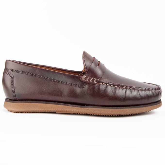 Purapiel Mocassin Mocca7 Bruin