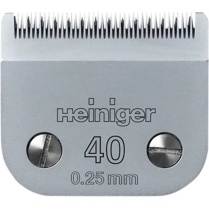 Heiniger Saphir Messenset nr. 40 – 0,25 mm scheerkop voor veterinair gebruik