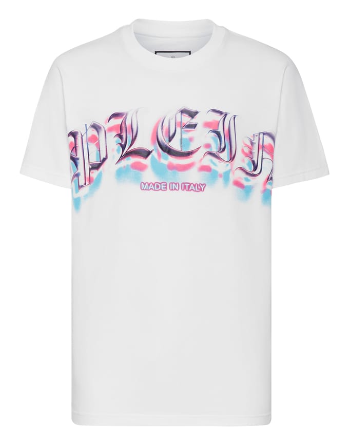 T-Shirt Ronde Hals Gothic Plein