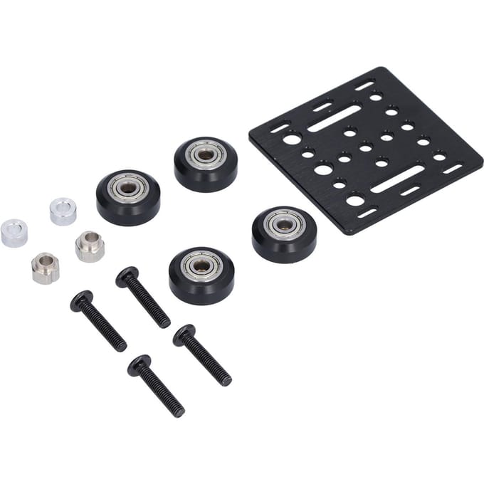 Portaalplaat Aluminiumlegering Constructie met Katrol 3D Printer Accessoireset Kit gray