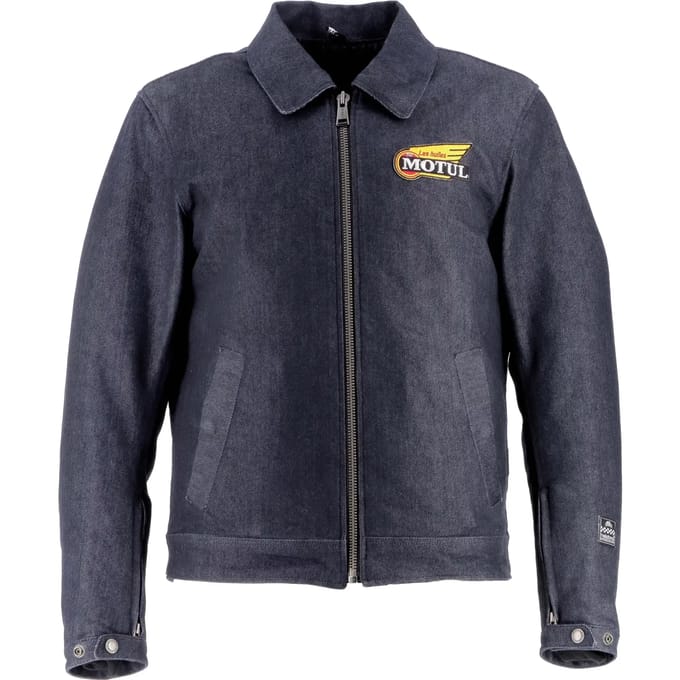 Versterkt katoenen canvas motorjack Helstons Mecanic (Motul)