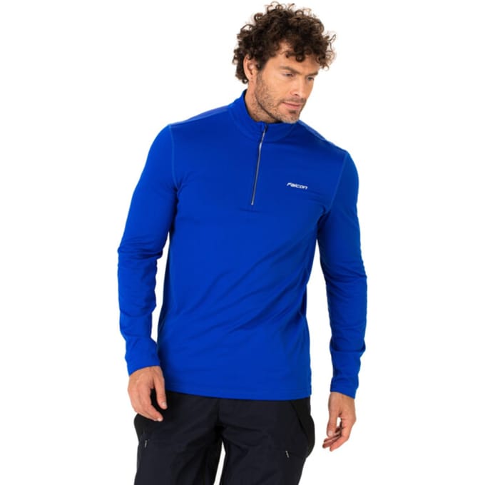 Falcon Haller  Wintersportpully - Maat M  - Mannen - donker blauw