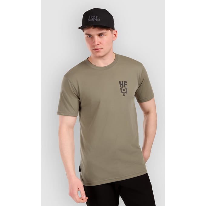 Horsefeathers Pedal Tech Tee grijs