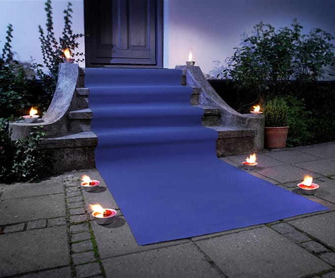 JYG - Feestloper Blauw - 200 x 500cm ( 2 x 5m )