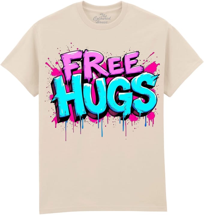 Free Hugs The Coloured House T-shirt S