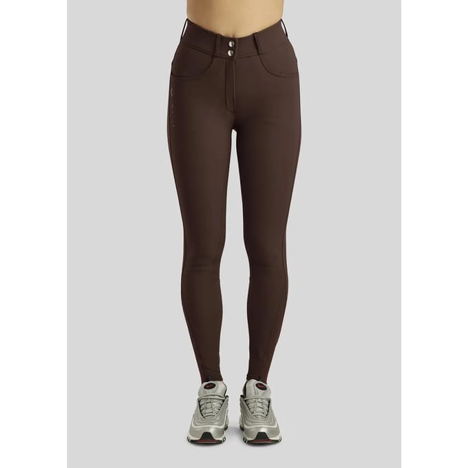 Montar Rijbroek Megan Full Grip Curve Bruin - 48