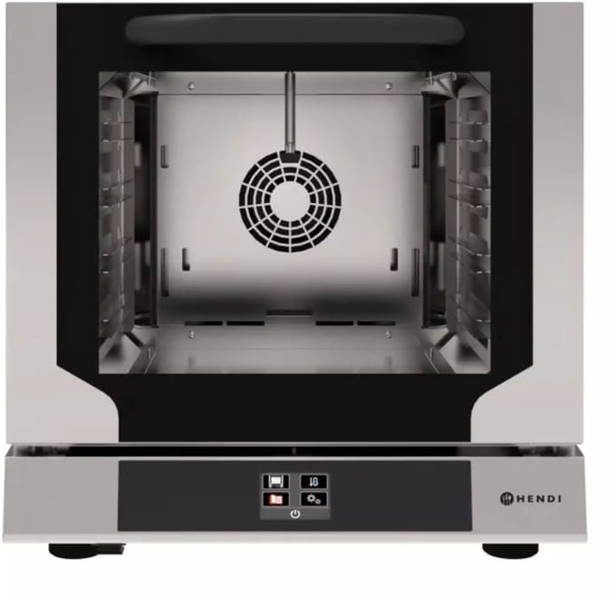 HENDI Stoomoven Hetelucht Compact Touch – 4 trays – 429x345 mm – Touchscreen