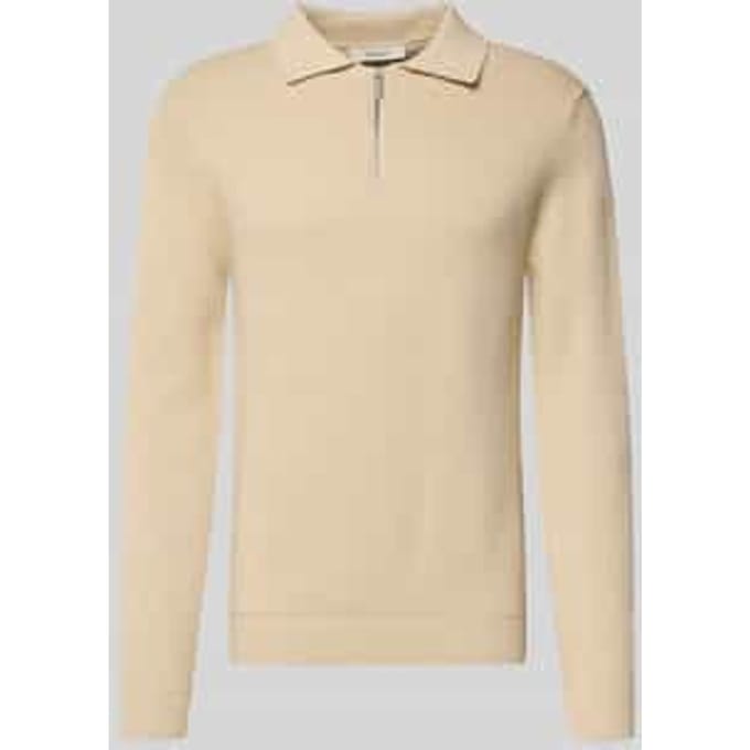 Regular fit gebreide pullover van biologisch katoen, model 'DANE'