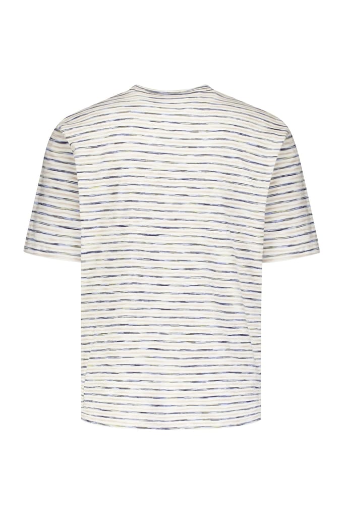 No Excess T-shirt Crewneck Spacedyed Offwhite Größe: XL | Basic T-Shirts Outlet | Herren | Weiß