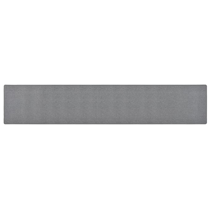 vidaXL - Tapijtloper - 50x300 - cm - donkergrijs