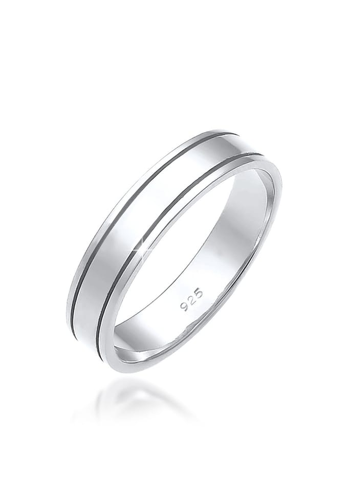 Elli PREMIUM - Ring - Elli PREMIUM Ring Dames Band Paar Bruilloft in 925 sterling zilver - Dames